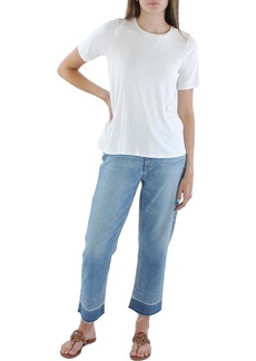 Eileen Fisher Womens Tencel Blend Crewneck T-Shirt