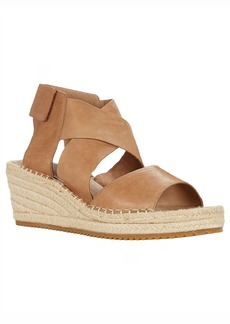 Eileen Fisher Women's Willow Wedge In Honey Tumbled Leather