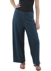 Eileen Fisher Womens Wool Office Wide Leg Pants