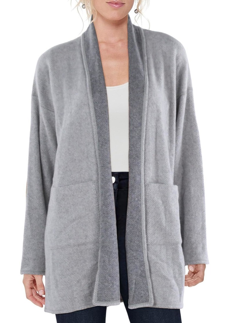 Eileen Fisher Womens Wool Reversible Cardigan Sweater