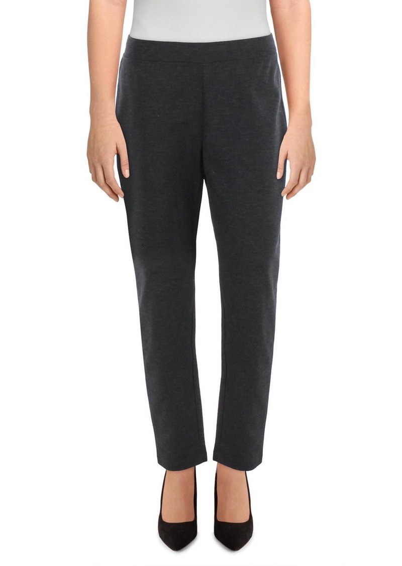 Eileen Fisher Womens Yoke High Rise Ankle Pants