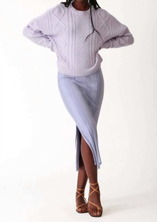 Electric Alice Sweater In Lavender