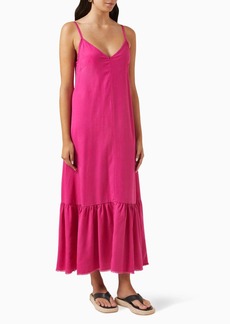 Electric Corsica Dress In Paradise Pink
