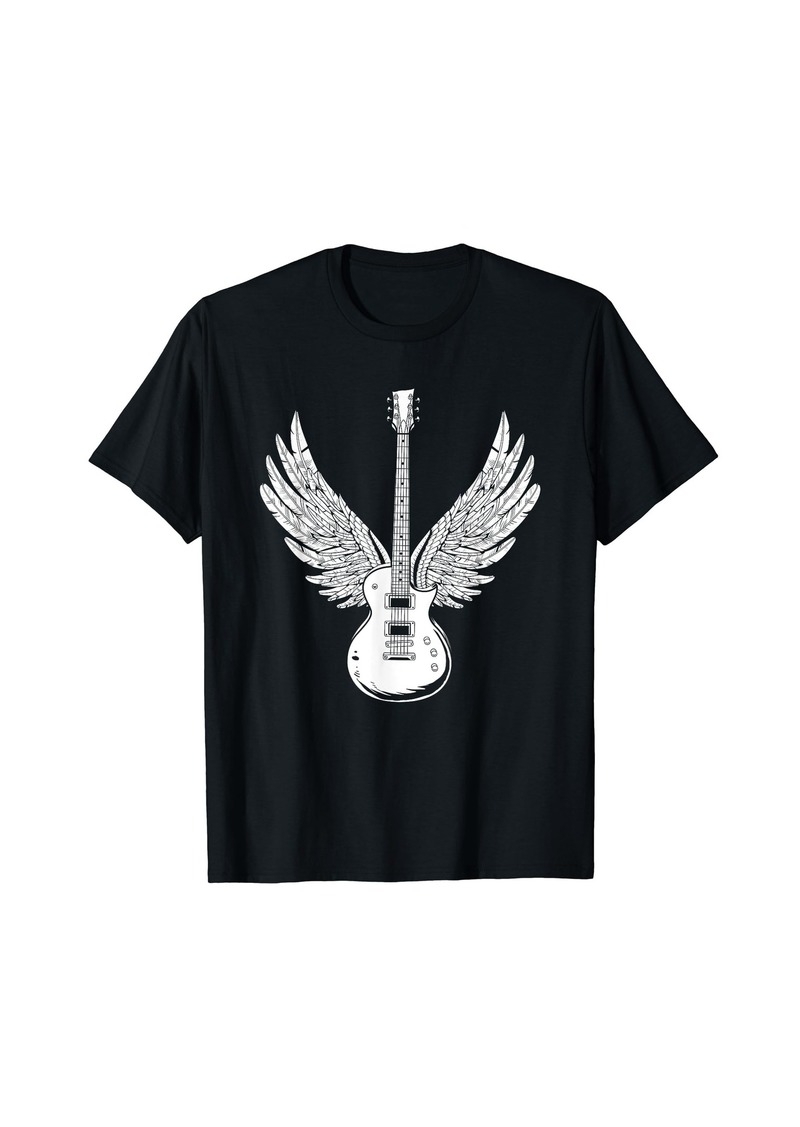 E Guitar Wings - Guitarist Electric Guitar T-Shirt
