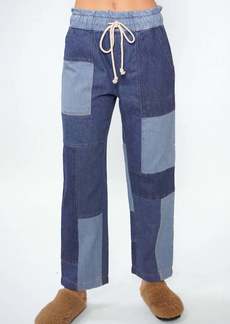 Electric Easy Pant Patchwork In Patchwork Pacific
