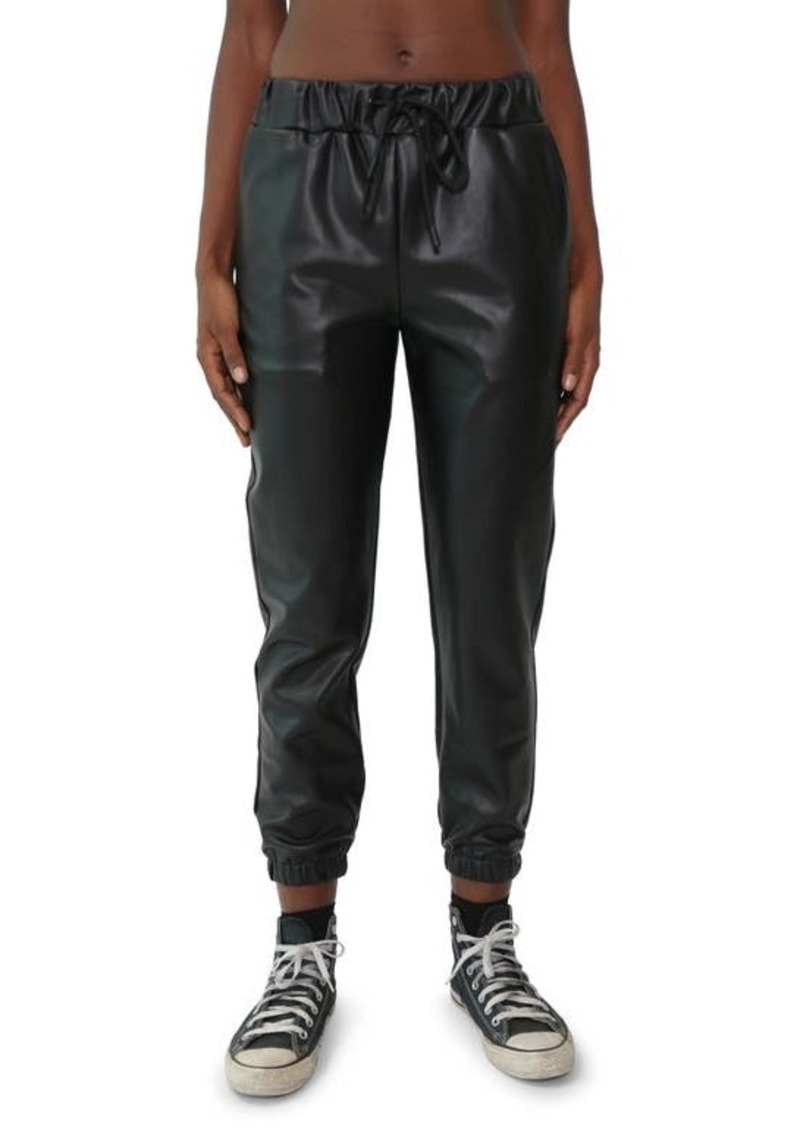 Electric & Rose Downtown Faux Leather Joggers