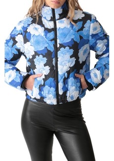 Electric & Rose Easton Floral Crop Puffer Jacket
