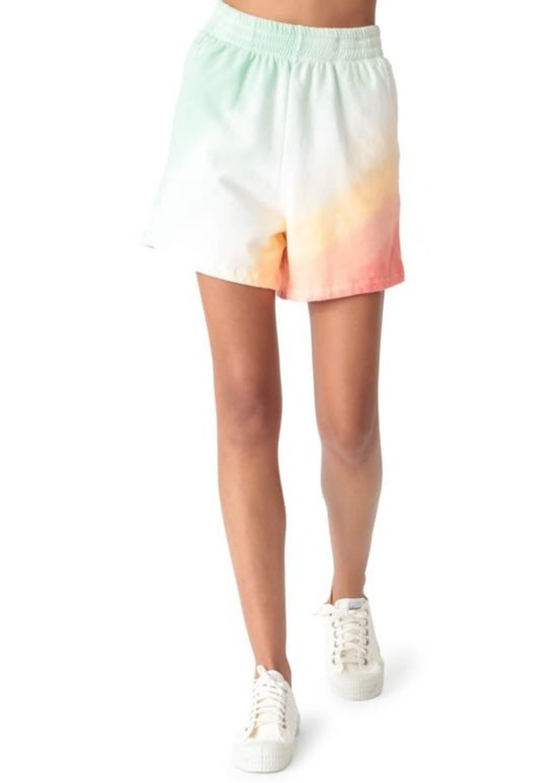 Electric & Rose Ombré Cotton Blend Shorts
