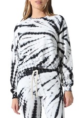 Electric & Rose Ronan Tie Dye Pullover in Cloud/Onyx at Nordstrom