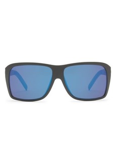 Electric Bristol 52mm Polarized Square Sunglasses in Matte Black/Blue Polar Pro at Nordstrom