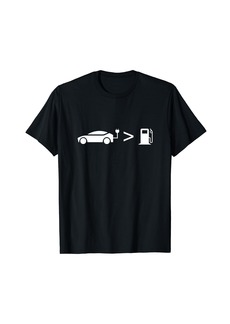 Electric Car Electric Vehicle EV is better than Gasoline T-Shirt
