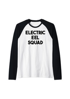 Electric Eel Squad - Electric Eel Lover Funny Raglan Baseball Tee