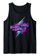 Electric Girl Typ 2 Plug Supercharge E Cars EV Electric Car Tank Top