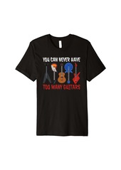 Electric Guitar Collection Guitarist Premium T-Shirt