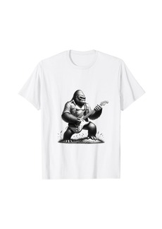 Electric Guitar Gorilla Rock Player Funny gifts Graphic T-Shirt