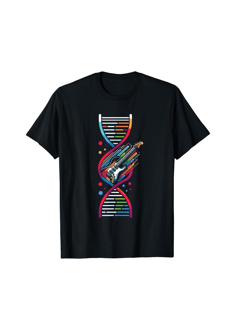 Electric Guitar Guitarist - E Its In My Dna T-Shirt