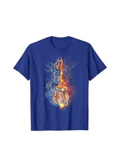 Electric Guitar On Fire - Rock Guitar Lover T-Shirt