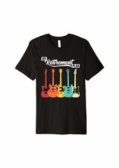 Electric Guitar Retirement Plan Music Teacher Premium T-Shirt