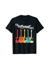 Electric Guitar Retirement Plan Music Teacher T-Shirt