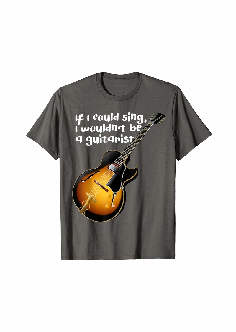 Womens SKULL GUITAR Guitarist Electric Acoustic Bass Rock Band Music T-Shirt