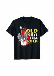 Electric Guitar Themed design | Old Guys Still Rock T-Shirt