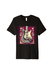 Electric Guitar Vintage Premium T-Shirt