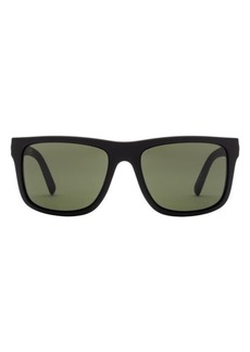 Electric Swingarm XL 59mm Flat Top Sunglasses in Matte Black/Grey at Nordstrom