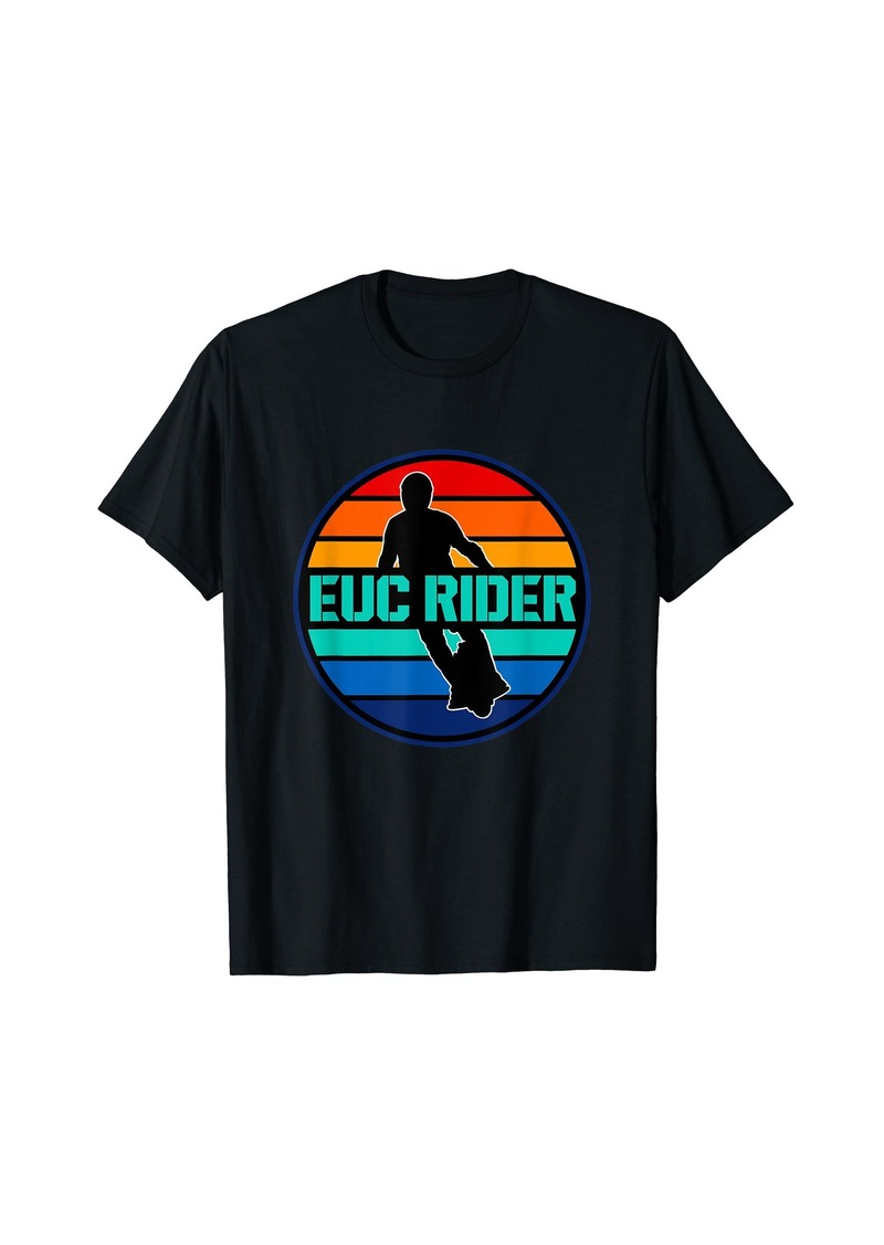 Electric Unicycle Retro Sunset T-Shirt