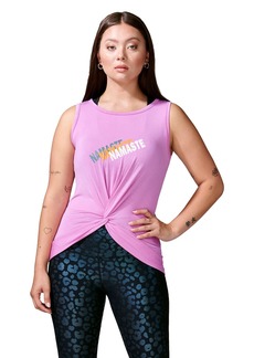 Electric Yoga Namaste Top | Women's Namaste Exercise Shirts | Breathable Sports Tops | Lightweight & Quick Dry