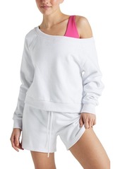 Electric Yoga Women's Off Shoulder Sweatshirt - Pink yarrow