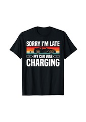 EV Charger Electric Vehicle Plug-in Electric Hybrid Car EV T-Shirt