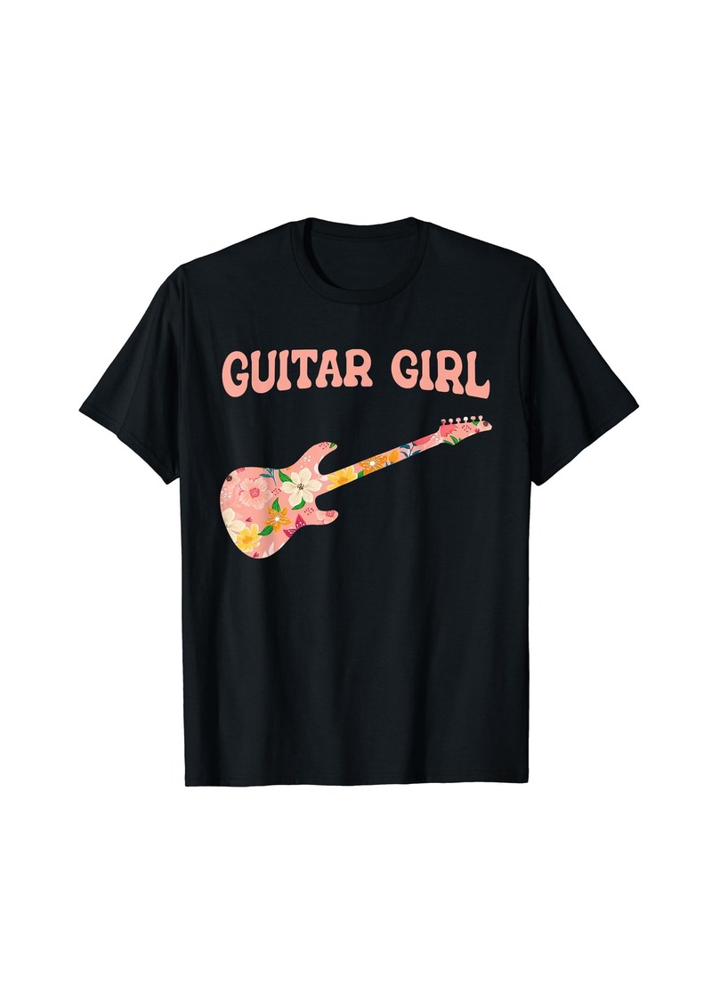 Guitar Girl - Electric Guitar Musician Guitar Rock Guitarist T-Shirt