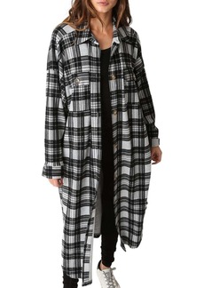 Electric Hamlin Long Jacket In Heather Grey/onyx
