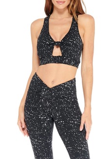 Electric Maddox Speckle Womens Activewear Fitness Sports Bra