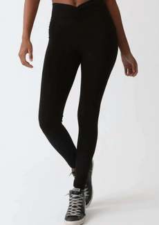 Electric Malone Ruched Legging In Black