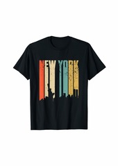 Electric New York Retro Skyline City Shirt