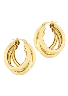 Electric Nirvana Hoops In Gold