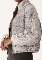 Electric Quilted Jacket Acid In Driftwood