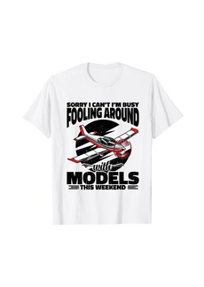 Electric RC Plane Pilot RC Aircraft Radio Controlled Model Airplane T-Shirt