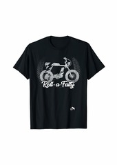 Electric Roll a Fatty Scrambler Moto Bike T-Shirt