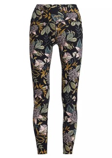Electric Sunset High-Waisted Leggings
