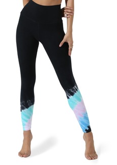 Electric & Rose Tie Dye Sunset Leggings in Onyx/azul/peony at Nordstrom