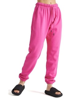 Electric Women'S French Terry Joggers - Pink yarrow