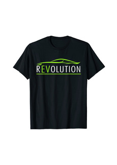 Zero Emission an Electric Vehicle Revolution EV Driver T-Shirt