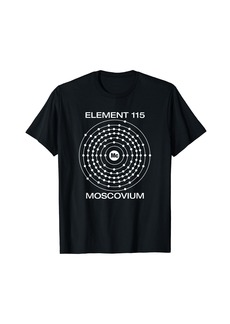 Element 115 Moscovium / Ununpentium Atomic Number UFO Alien T-Shirt