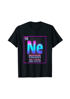 Neon Element from 1997 Neon Science Lover Birth Day Teacher T-Shirt
