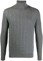 Eleventy cable-knit wool jumper