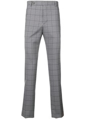 Eleventy checked slim fit trousers