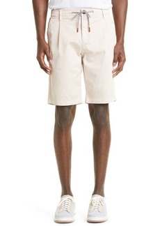 Eleventy Garment Dye Cotton Stretch Twill Bermuda Shorts