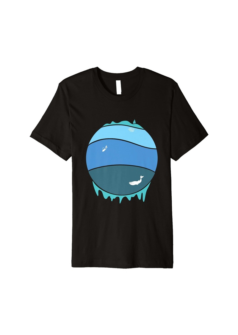 Eleventy: Ocean Fitted T-Shirt